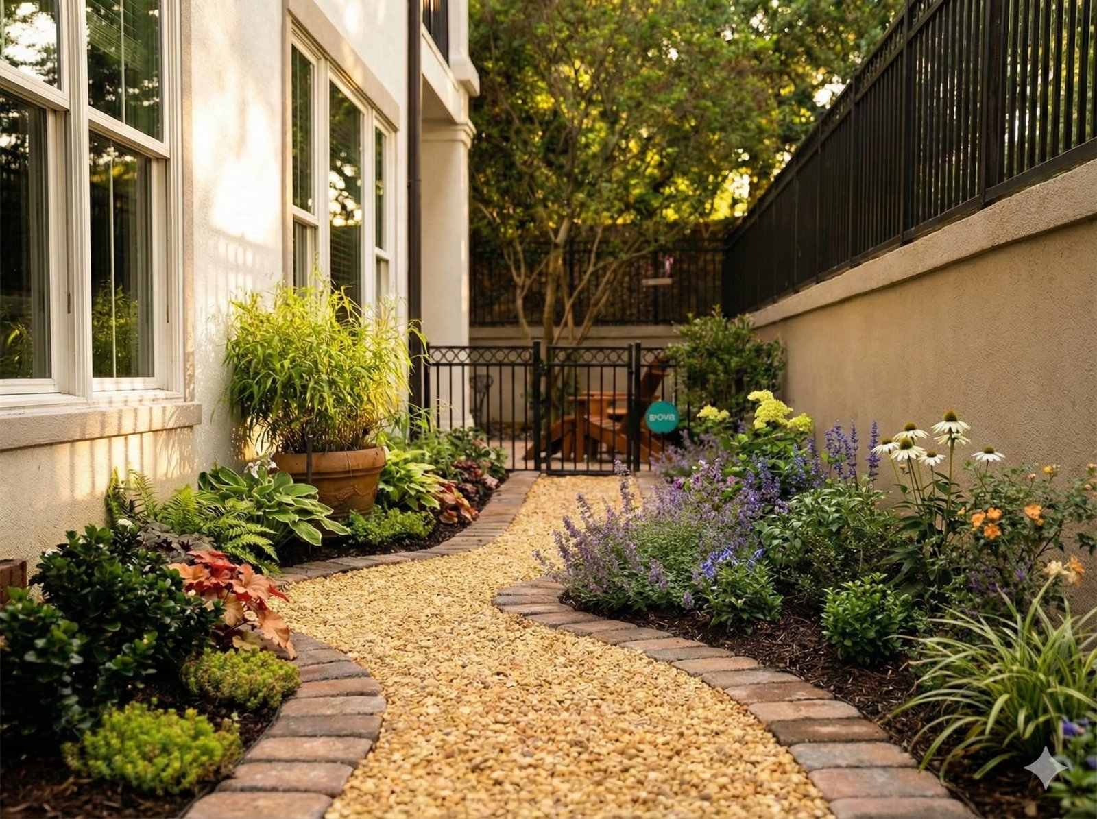 Curb appeal — before, progress and transformation