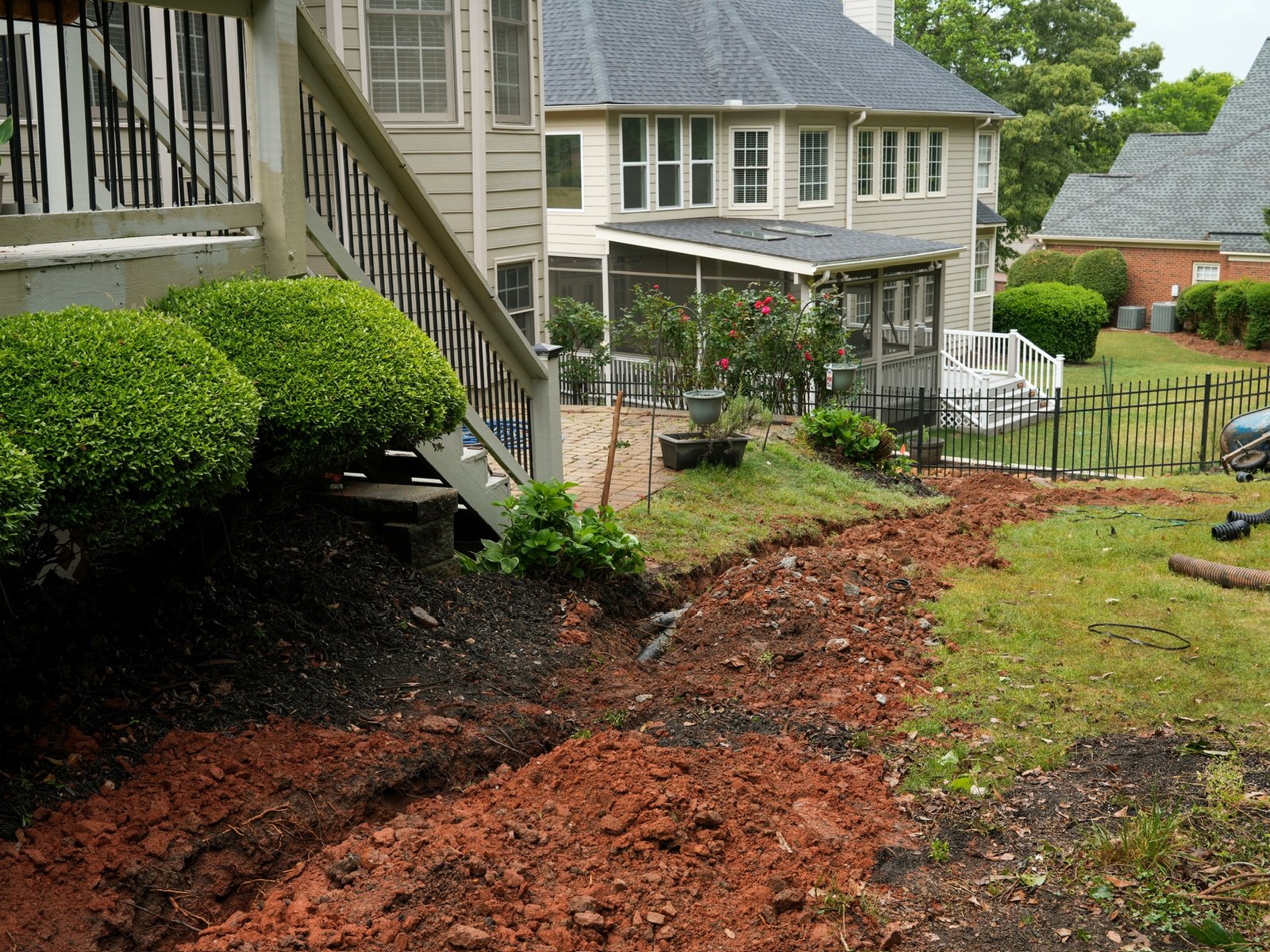 Drainage installation — 2