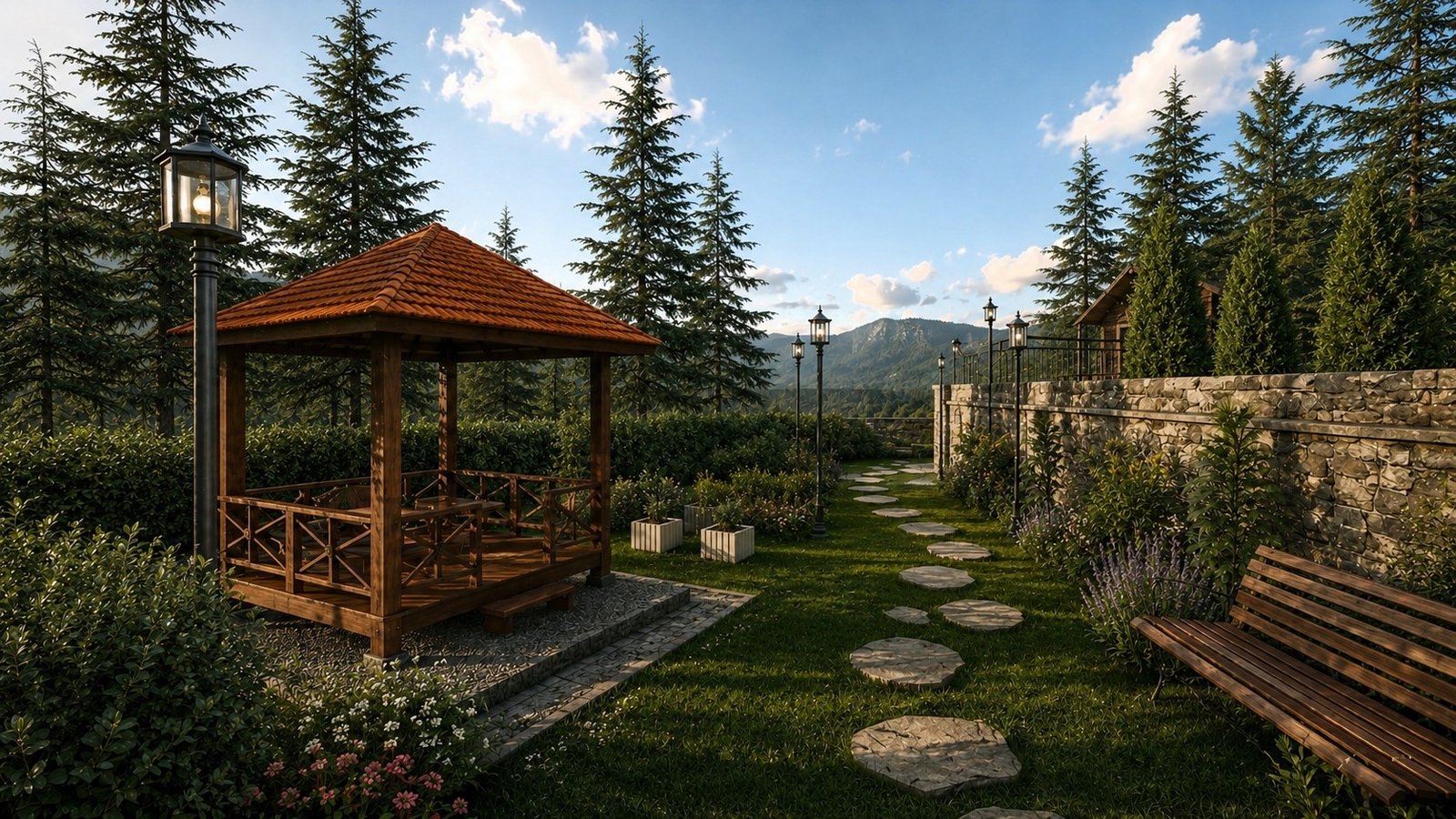 Resort — double-storey cottage